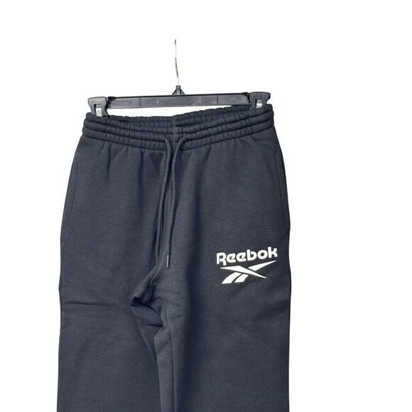 Reebok Women's Identity Logo Fleece Joggers in Black Size 2X - Picture 3 of 9